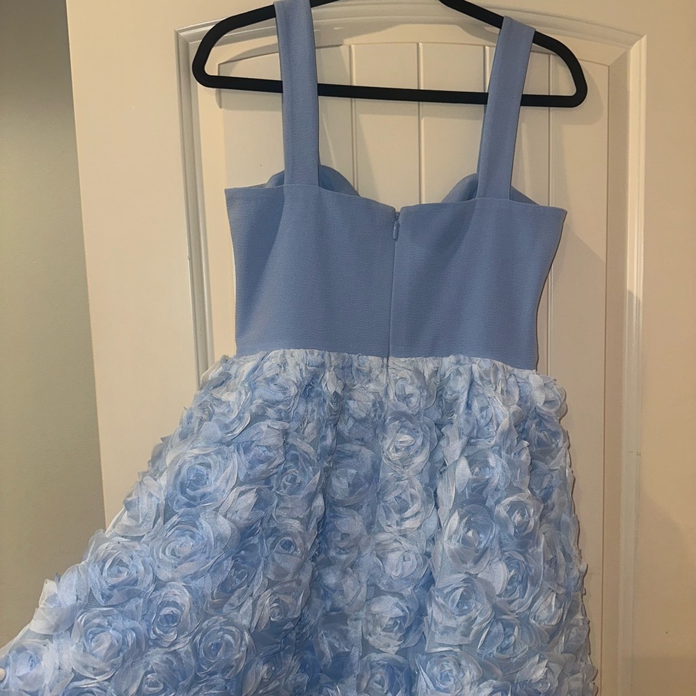 Dress the Population Light Blue Floral Mini Dress - Picture 6 of 9